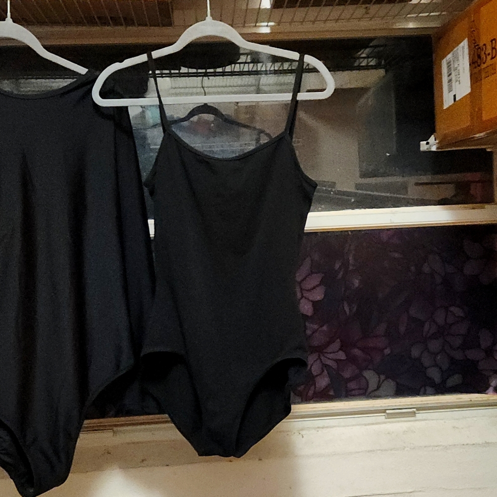 Leotard Black  Soft Cotton